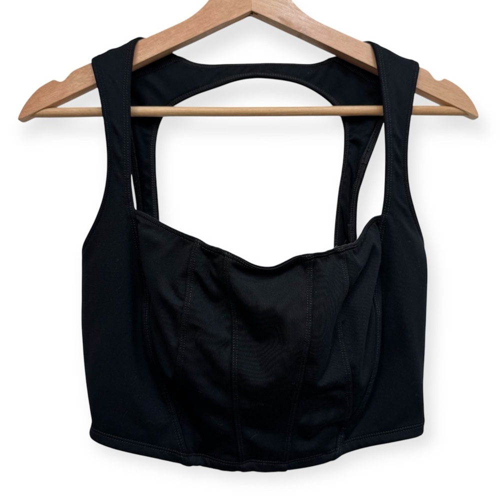 Free People FP Movement Corset Crop Top Cami Medium